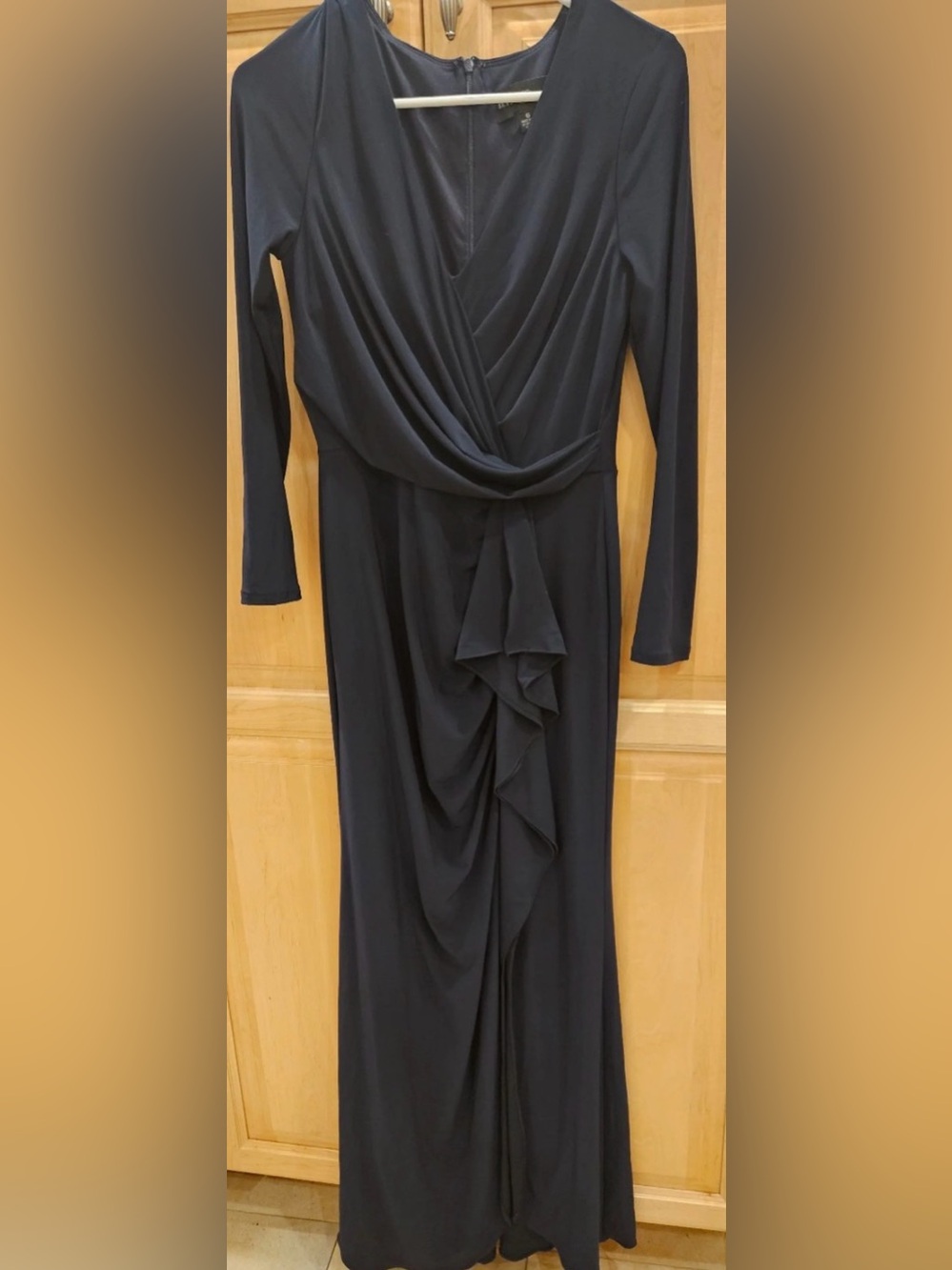 Betsy & Adam Midnight Blue Gown perfect for any special occasion event!